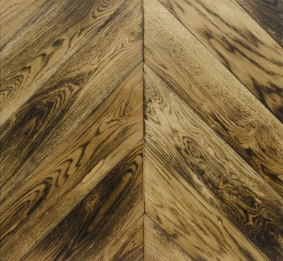 Engineered Chevron Hardwood Parquet Flooring.